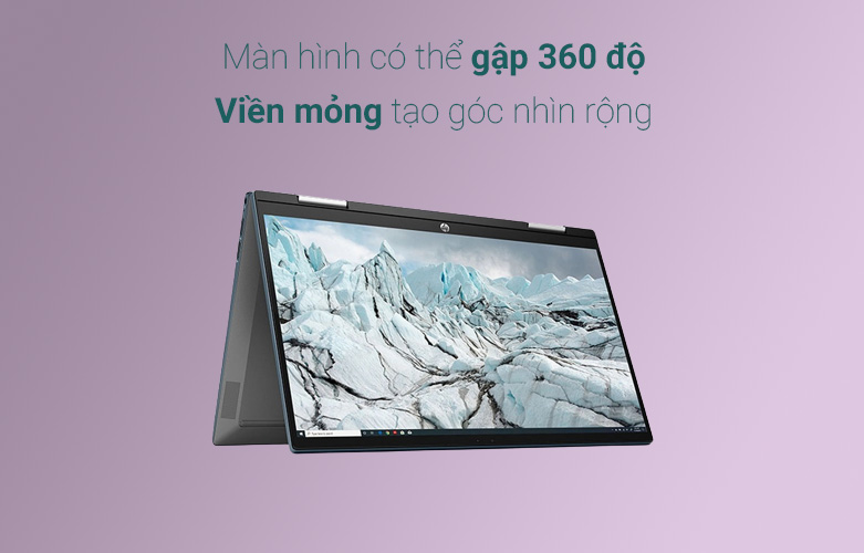 Laptop HP Pavilion X360 14-dy0077TU 46L95PA | Viền mỏng gập 360 