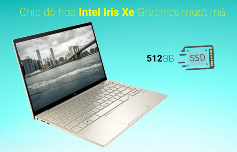 Laptop HP Envy 13-ba1536TU 4U6M5PA | Đồ họa mượt mà