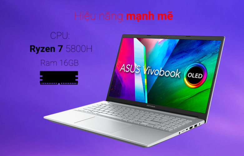 Laptop ASUS Vivobook Pro M3500QC-L1327W | Hiệu năng mạnh mẽ