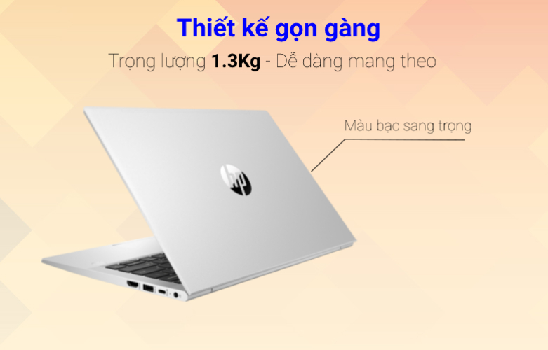 Laptop HP Probook 430 G8 614K9PA | Thiết kế gọn nhẹ