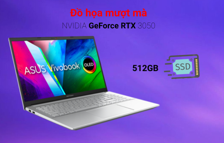 Laptop ASUS Vivobook Pro M3500QC-L1327W | Đồ họa mượt mà