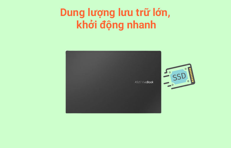 Laptop Asus Vivobook S433EA-AM2307W | Dung lượng lưu trữ lớn