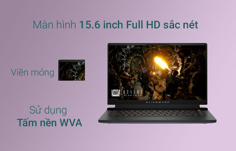 Laptop Dell Alienware M15 R6 P109F001DBL | Viền mỏng full HD