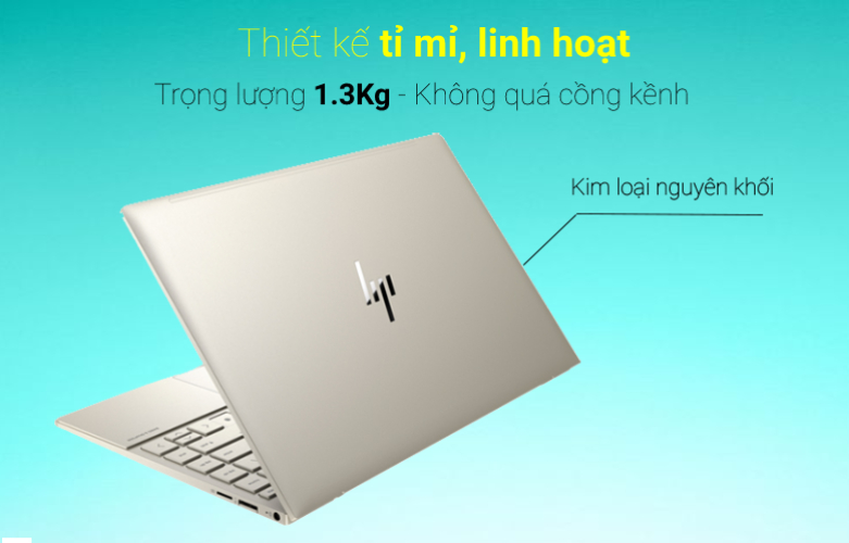 Laptop HP Envy 13-ba1536TU 4U6M5PA | Thiết kế tỉ mỉ linh hoạt