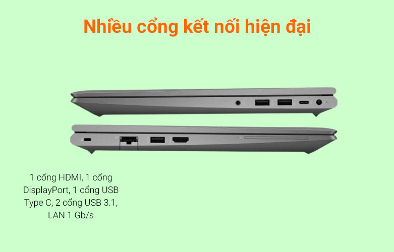 Laptop HP ZBook Power G8 (33D92AV) | Đa dạng cổng kết nối