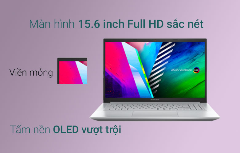 Laptop ASUS Vivobook Pro M3500QC-L1388W | Màn hình mỏng full hd