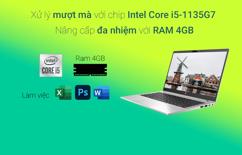 Laptop HP Probook 430 G8 (614K8PA) | Xử lý mượt mà