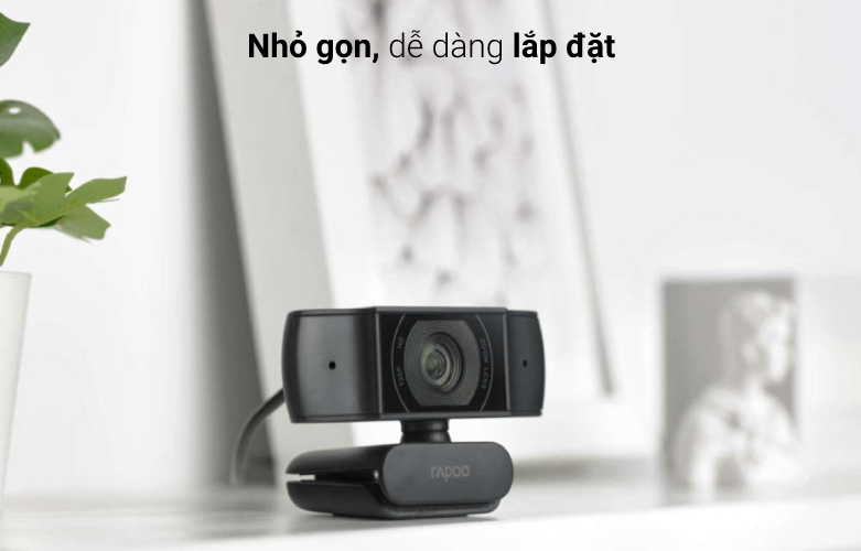 Webcam Rapoo XW170 | Nhỏ gọn dễ lắp đặt