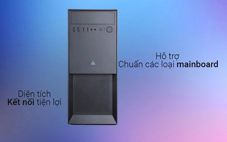 Thùng máy/Case Golden Field U2 | Diện tích kết nối tiện lợi