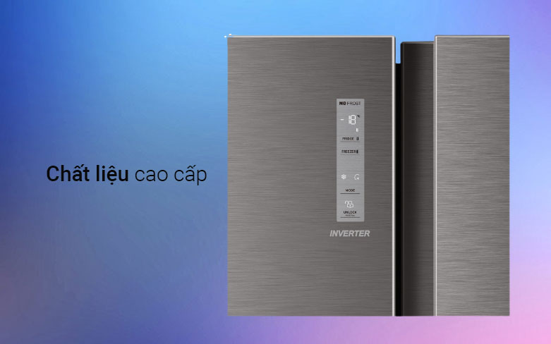 Tủ lạnh Casper Side by side Inverter 552 lít RS-570VT| Chất liệu cao cấp