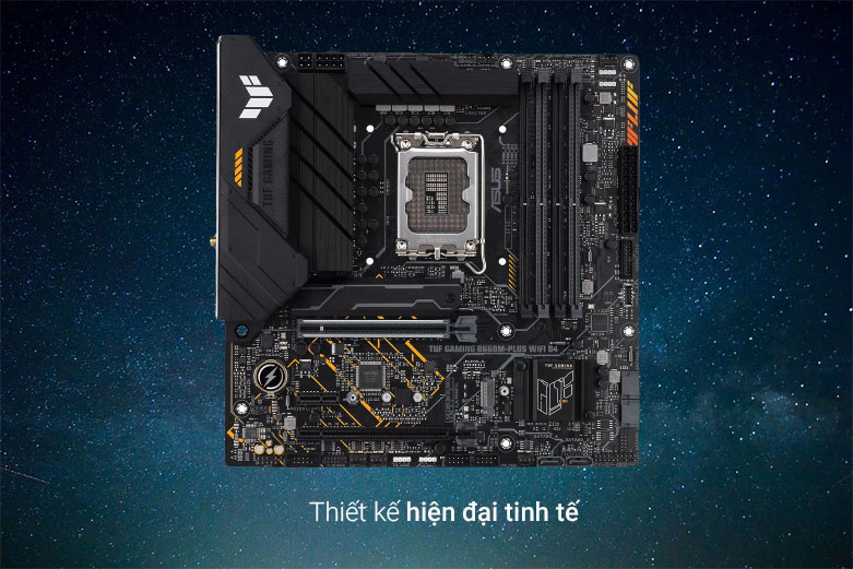 Mainboard ASUS TUF GAMING B660M-PLUS WIFI D4| Thiết kế hiện đại 