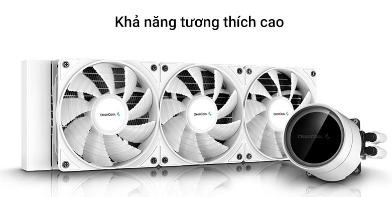 Tản nhiệt nước CPU AIO Deepcool CASTLE 360EX A-RGB WH| Khả năng tương thích cao