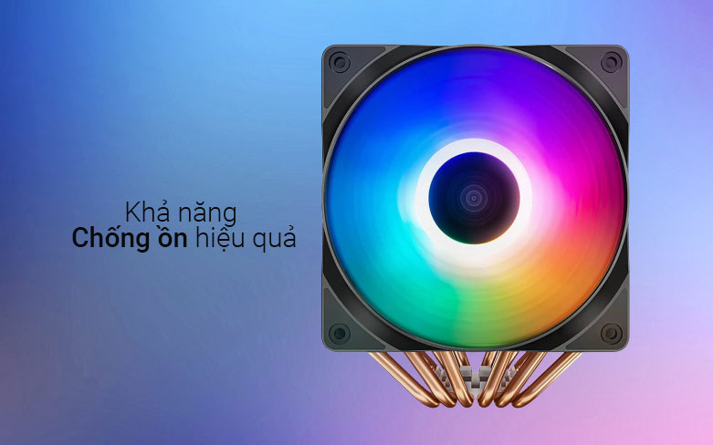 Quạt CPU Deepcool Neptwin RGB V3| Khả năng chống ồn hiệu quả