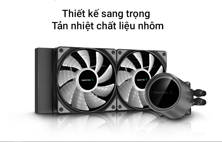 Tản nhiệt nước CPU AIO Deepcool CASTLE 240EX A-RGB| Thiết kế sang trọng