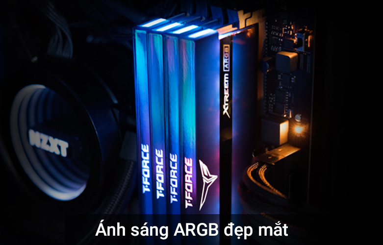 RAM desktop TEAM T-Force XTREEM White ARGB 32GB| ánh sáng RGB