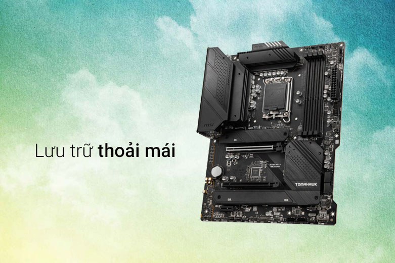 Mainboard MSI MAG B660 TOMAHAWK WIFI DDR4| Lưu trữ thoải mái