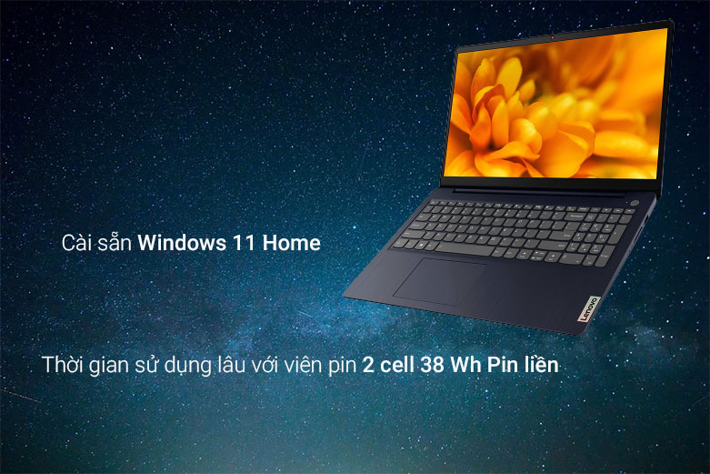 Laptop Lenovo IdeaPad 3 15ITL6 82H800M5VN| Cài đặt sẵn Windows 11