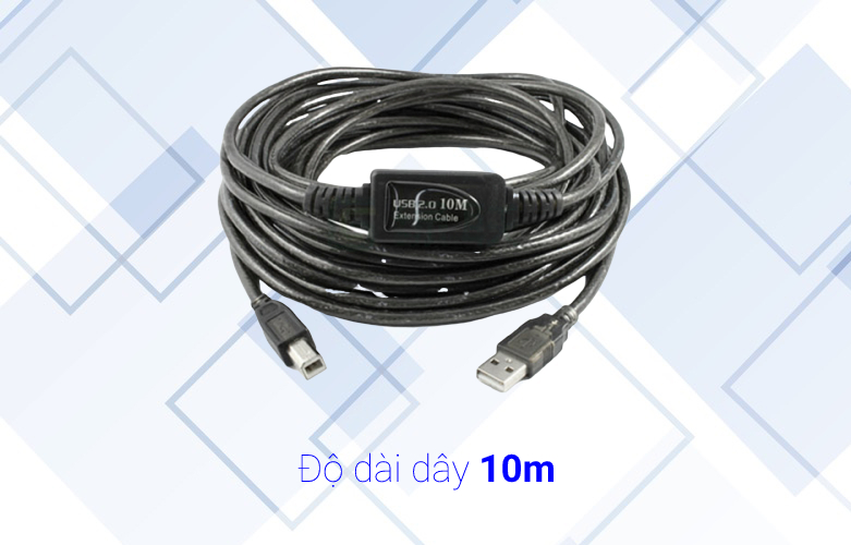 Cáp máy in USB 2.0 10m Ugreen 10374 | Mở rộng kết nối