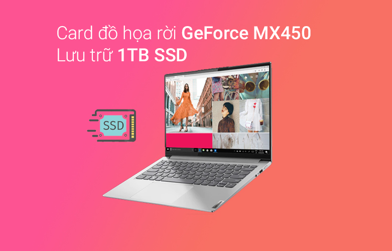 Laptop Lenovo Yoga Slim 7 Pro 14ACH5 OD 82NK003HVN | Card đồ họa rời