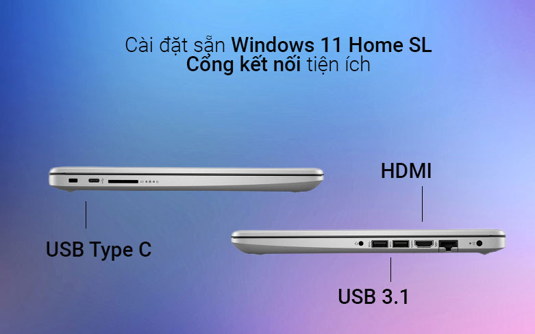 Laptop NB HP 240 G8 (617L8PA) | Đa dạng cổng kết nối
