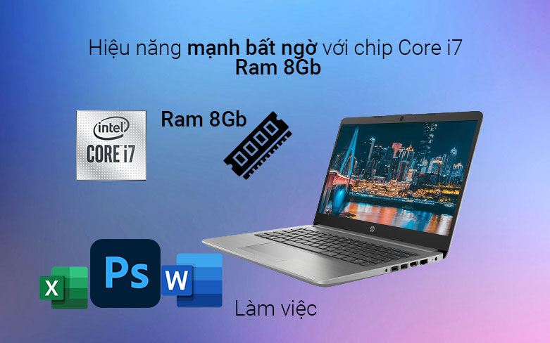 Laptop NB HP 240 G8 (617L8PA) | Hiệu năng bất ngờ