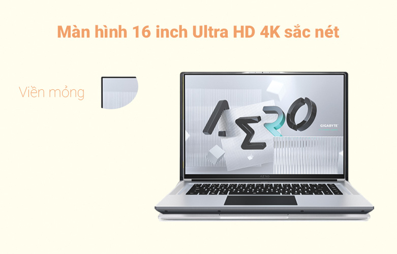 Laptop GIGABYTE AERO 16 XE5 73VN938AH | Màn hình full hd