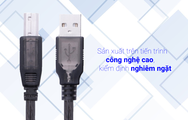 Cáp máy in USB 2.0 10m Ugreen 10374 | Sản xuất tiến trình công nghệ cao