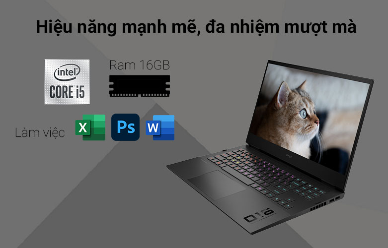 Laptop HP OMEN 16-b0177TX 5Z9Q8PA | Hiệu năng mạnh mẽ