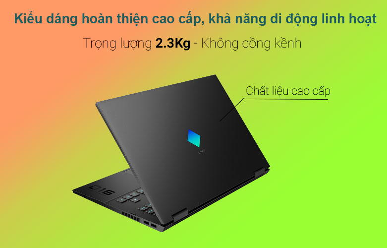 Laptop HP OMEN 16-b0176TX (5Z9Q7PA) | Kiểu dáng mạnh mẽ