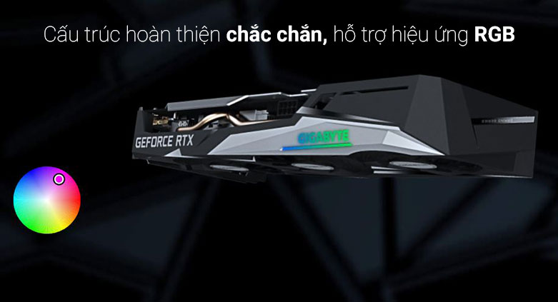 VGA Gigabyte GeForce RTX 3050 GAMING OC 8GB GDDR6 | Hoàn thiện chắc chắn