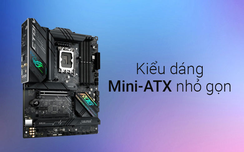 Bo mạch chính/ Mainboard Asus ROG STRIX B660-F Gaming Wifi | Kiểu dáng nhỏ gọn