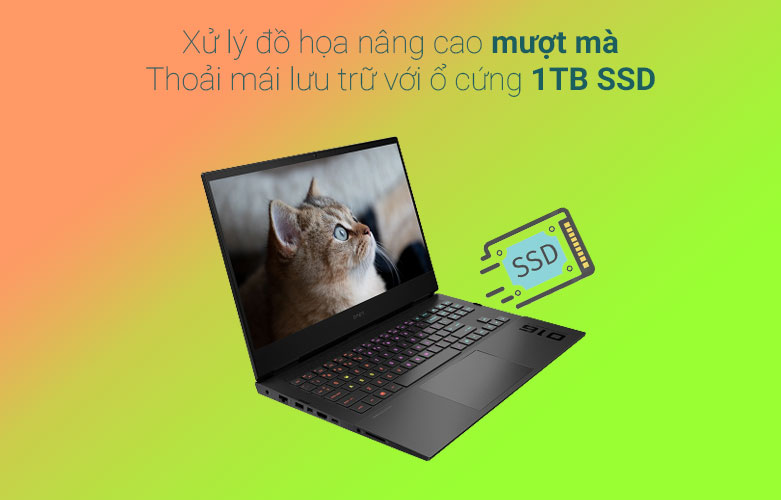 Laptop HP OMEN 16-b0176TX (5Z9Q7PA) | Đồ họa mượt mà