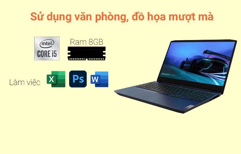 Laptop Lenovo Ideapad Gaming 3 15IMH05-81Y4006TVN | Đồ họa mượt mà