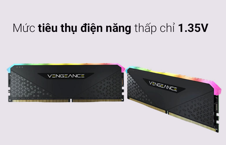 RAM desktop CORSAIR Vengeance RGB RS | Tiêu thụ điện năng thấp