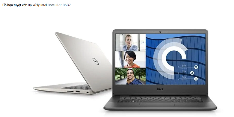 Laptop Dell Vostro 14 3400 (3400-70234073) | Đồ họa tuyệt vời