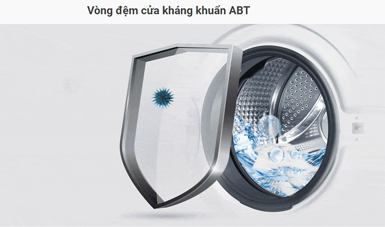 Máy giặt Aqua Inverter 9 kg AQD-D900F.S | Vòng khử khuẩn ABT