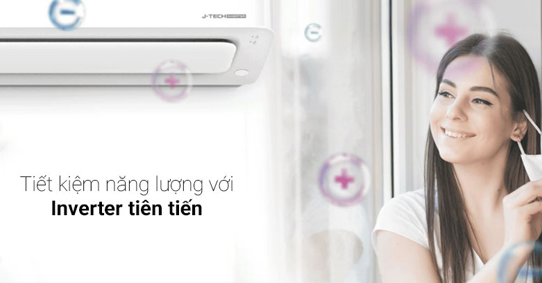 Máy lạnh Sharp Inverter 1 HP Wifi AH-XP10YHW | Inverter tiên tiến
