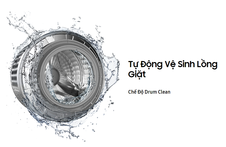 Máy giặt Samsung Inverter 9 kg WW90T3040WW/SV | Tự vệ sinh lồng giặt
