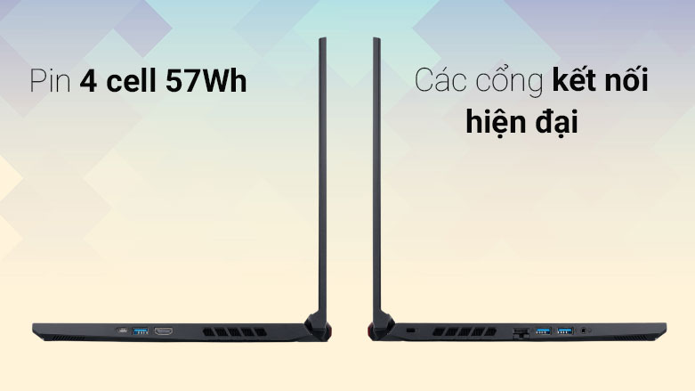 Máy tính xách tay ACER Nitro 5 AN515-57-77KU NH.QDGSV.001 | Đa dạng cổng kết nối