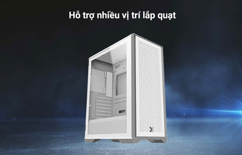 Case Xigmatek LUX S ARTIC 3FX (3 FAN X22ARGB) - EN47840 | Nhiều vị trí lắp quạt