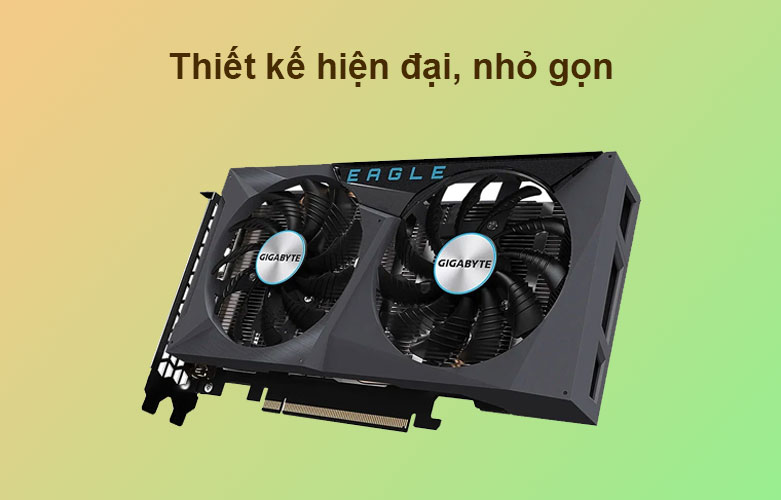 Card màn hình GIGABYTE GeForce RTX 3050 EAGLE 8GB GDDR6 | Thiết kế hiện đại