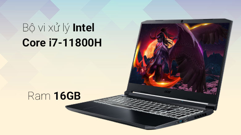 Máy tính xách tay ACER Nitro 5 AN515-57-77KU NH.QDGSV.001 | Vi xử lý mạnh mẽ