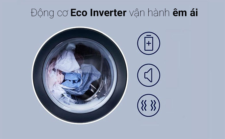 Máy giặt Inverter Electrolux 8Kg EWF8024D3WB | Động cơ Eco Inverter