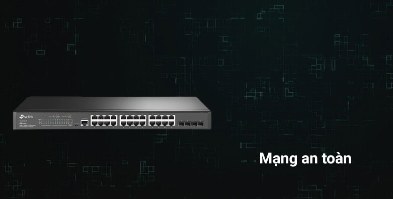 Switch TP-Link TL-SG3428 24-Port Gigabit L2 Managed Switch with 4 SFP Slots | Mạng an toàn