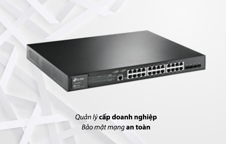 Thiết bị mạng TP-Link TL-SG3428MP 28-Port Gigabit L2 Managed Switch with 24-Port PoE+ | Quản lý cấp doanh nghiệp