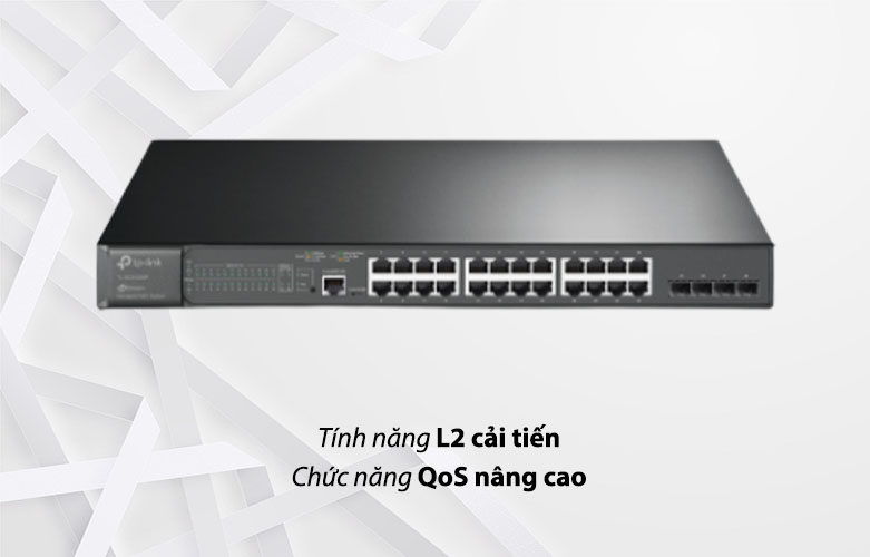 Thiết bị mạng TP-Link TL-SG3428MP 28-Port Gigabit L2 Managed Switch with 24-Port PoE+ |  Tính năng L2 cải tiến
