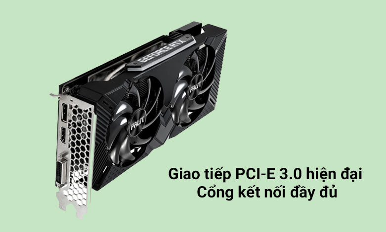 Card màn hình Palit RTX2060 DUAL 12G 12GB GDDR6 | Đa dạng cổng kết nối