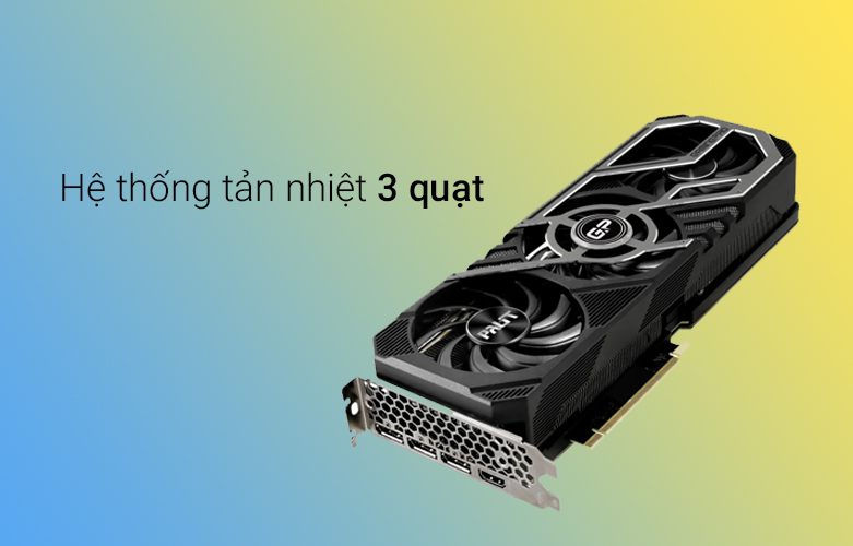 VGA Palit RTX 3080 GAMINGPRO 12GB | Tản nhiệt 3 quạt