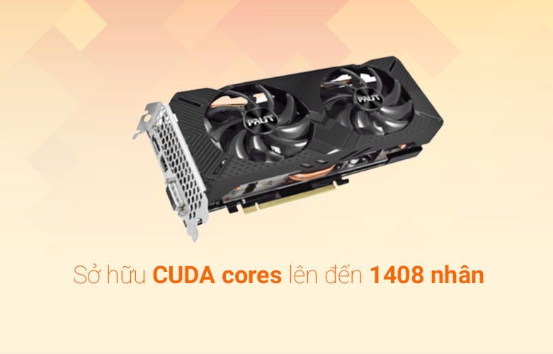 Card màn hình Palit GTX 1660 Super GP 6GB GDDR6 192bit | Sở hữu cuda cores