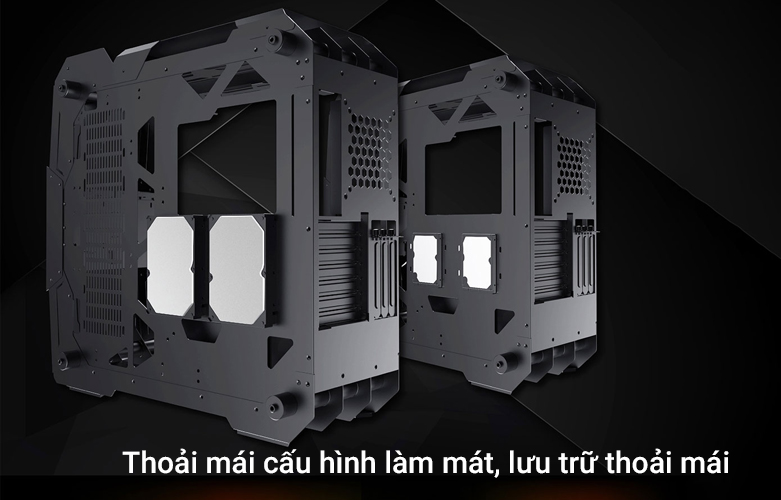 Case máy tính Xigmatex X7 Black (EN46218) | Lưu trữ thoải mái